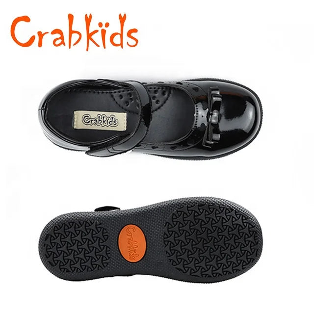 2023 New Girls Casual Shoes Stylish Uniform Kids Dress Shoes Durable Black School Shoes for Girls