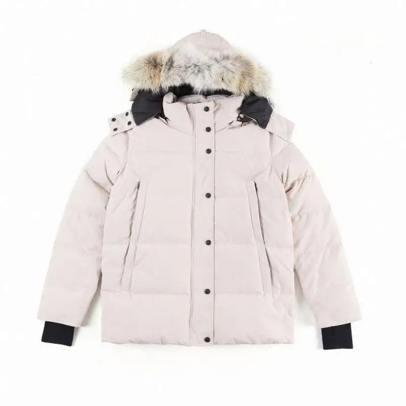 2024 Windproof Parker Canadian Winter Women Goosewinter Down Hooded Coat for Men