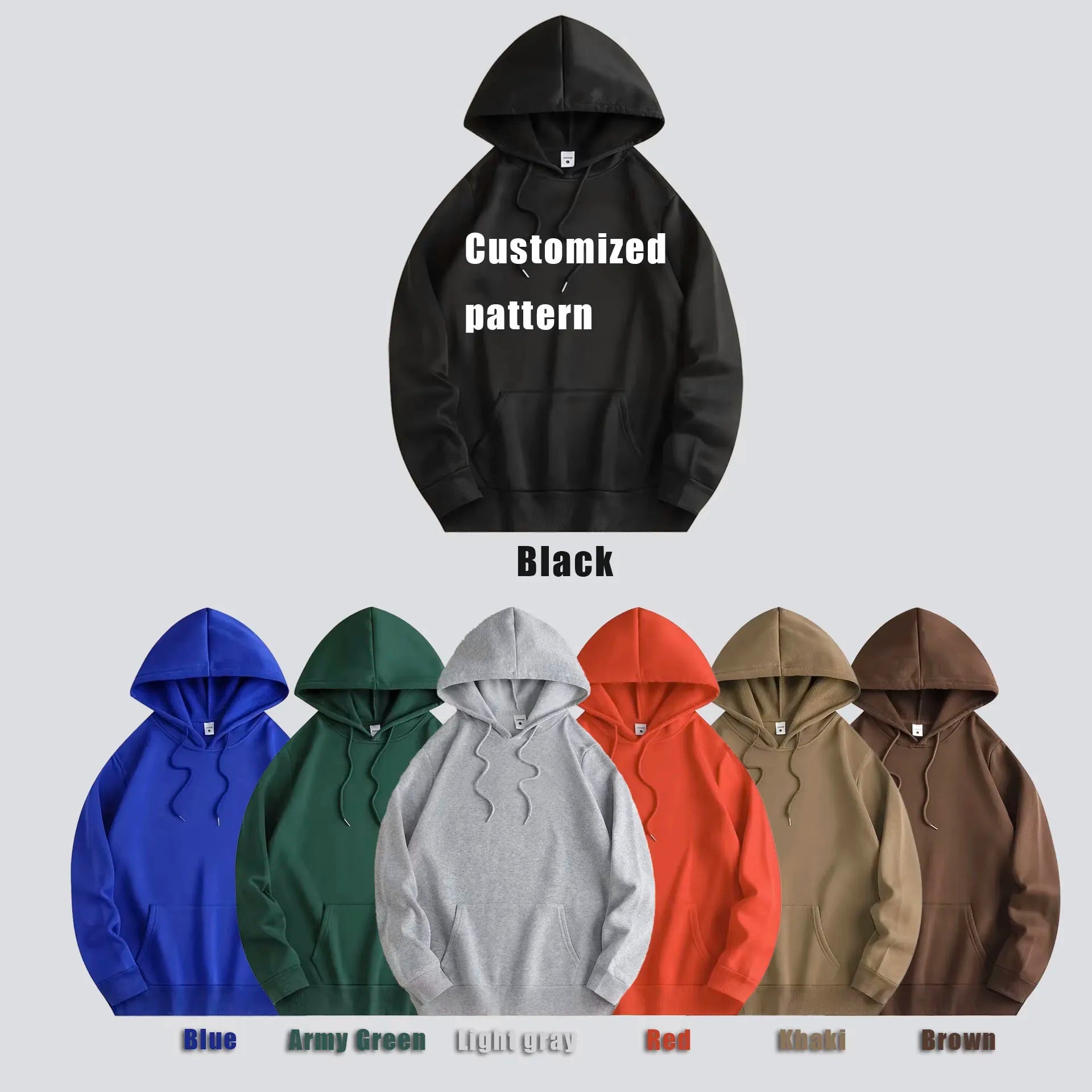 Guava Graphic Hoodie 100% Cotton US Warehouse 7 Colors
