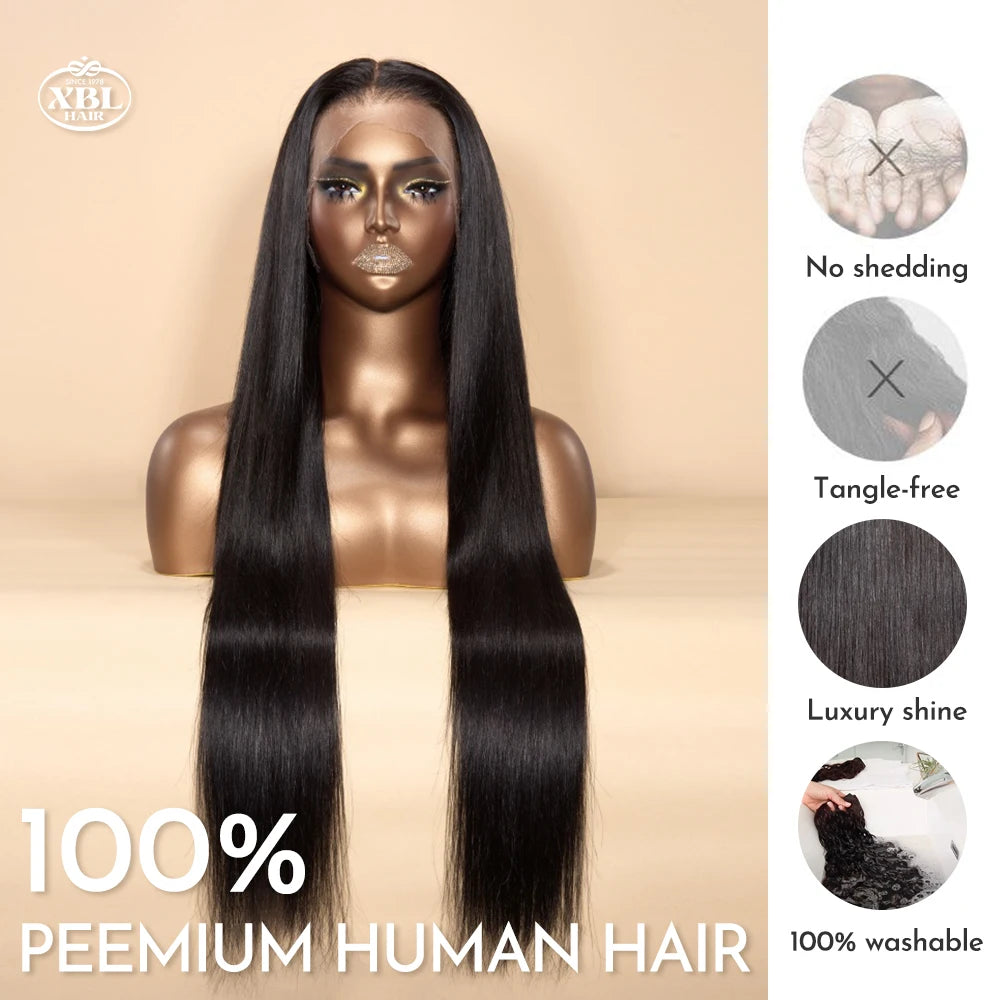 USA Hot Sale Long Natural Black Straight Raw Indian Hair Extensions for High-End Hair Salons