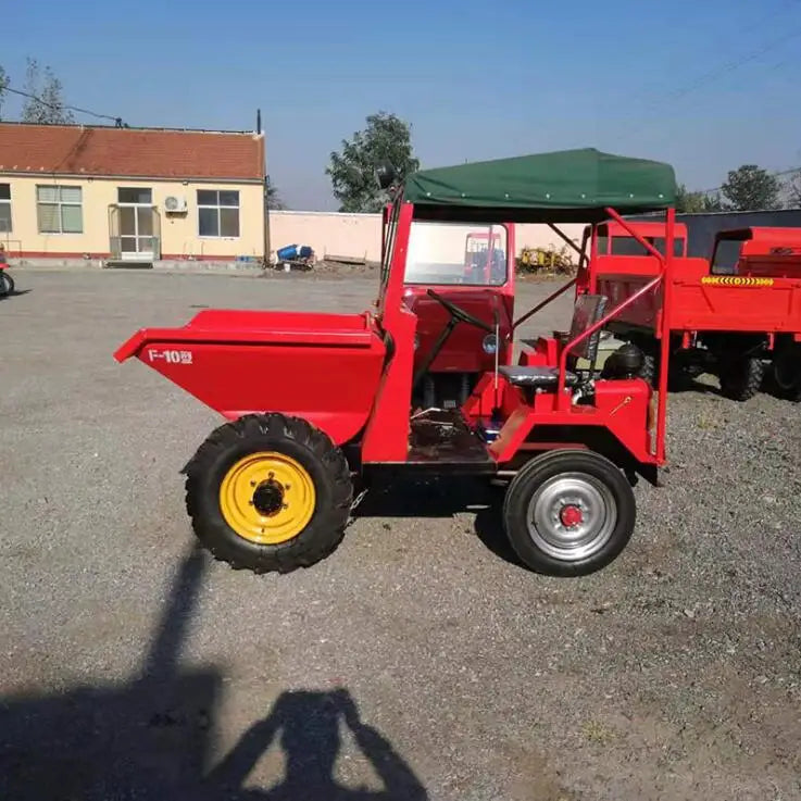 2 Ton  1 Ton 3 Ton 4wd Factory New China Power Wheel Loader Garden Dumper Truck 4*4 Wheel Drive Garden Loader