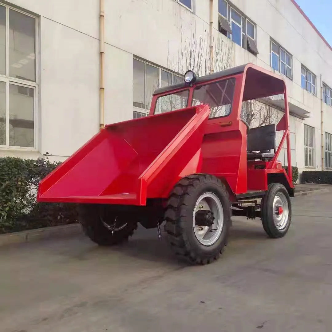 2 Ton  1 Ton 3 Ton 4wd Factory New China Power Wheel Loader Garden Dumper Truck 4*4 Wheel Drive Garden Loader