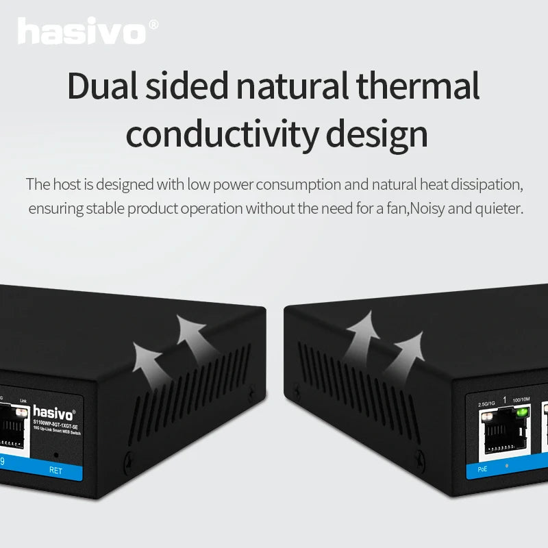 2.5G 10G Uplink Network Light Network Management Switch Plug and Play Enterprise Office VLAN Network Management Type