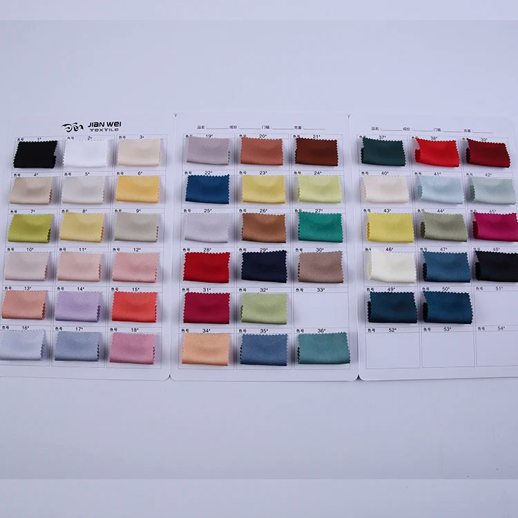 153GSM Single Sided Imitation Acetic Acid Fashion Fabric New Spring Dress Pants Fabric Polyester Smooth and Soft Thin Fabric