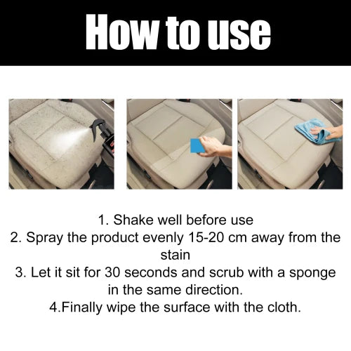 Jaysuing Coating Agent  Car Interior Seat Instrument Panel Clean Stains Polish Maintenance Refurbishment Cleaner