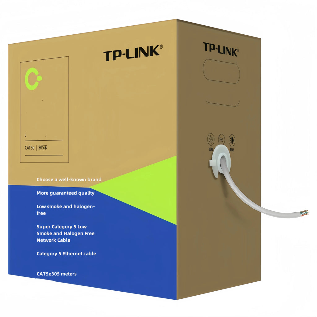 Tp-Link Super Class 6 10 Gigabit Network Cable 305 M High Speed Stable Home Monitoring Switch Router EC6A60-305 Shielded Class 5