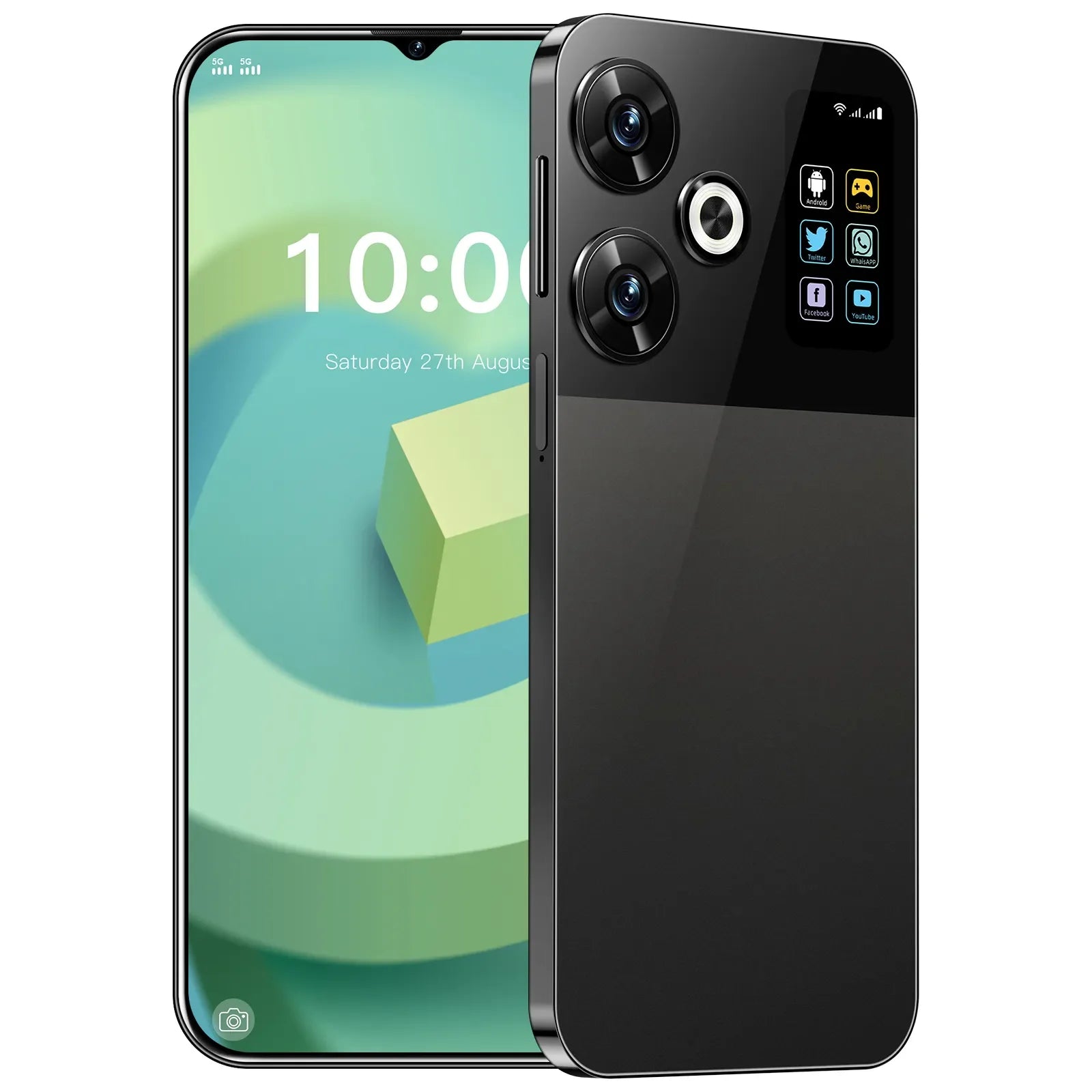 2024 Newest Original M6 Pro 16GB 1TB 6.7 Inch AMOLED Screen Android10.0 Smartphone Red Mi Fingerprint Unlocked Mobile Phon