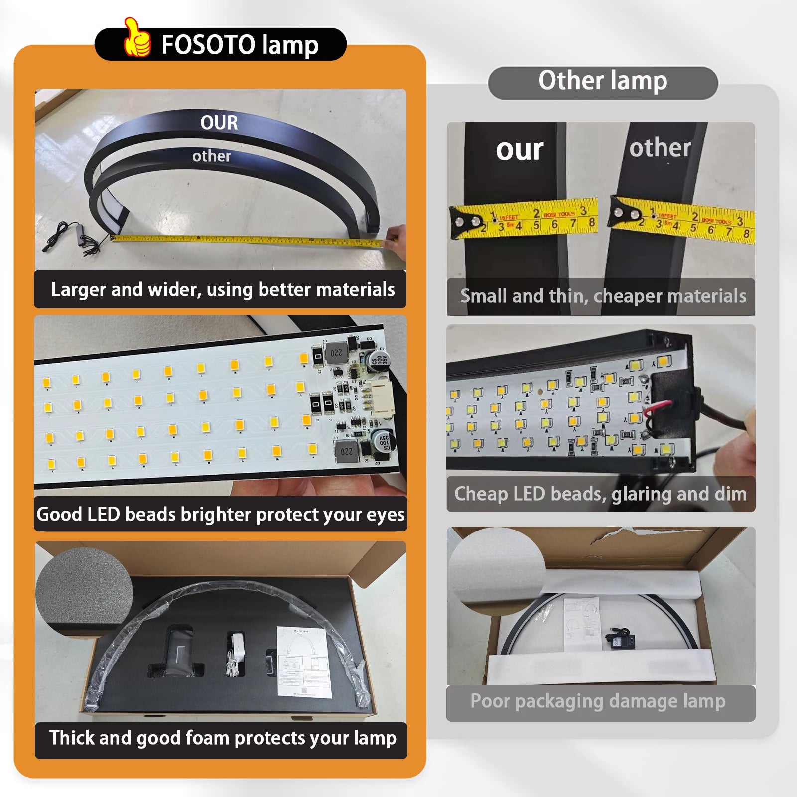 Golden Crystal Table Lamp High Quality 30inch Led Half Moon UV Nail Lamp With Phone Holder Desktop Arch Nail Lamp for Beauty