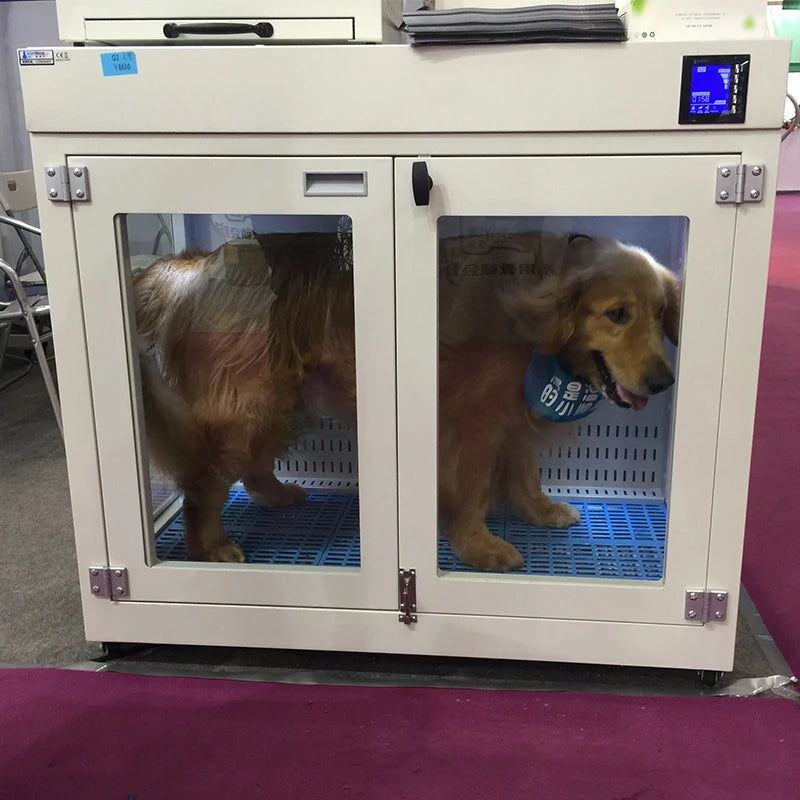 2021 Hot Sale All Steel Big Dog Hair Dryer Cabinet for Pets Made of Stainless Steel and Iron with Charging Power Source