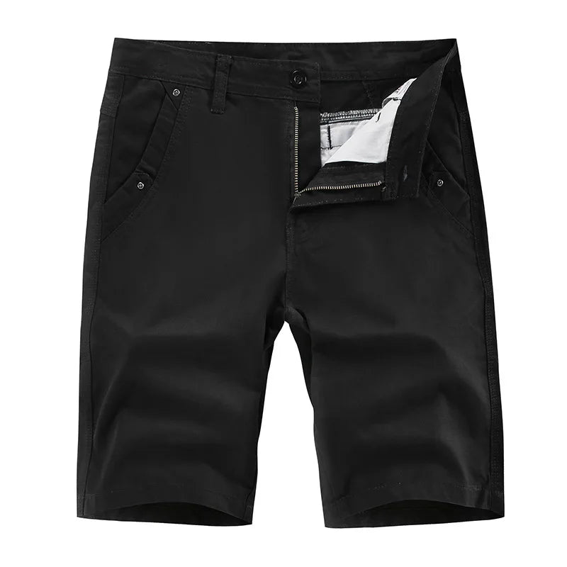 2022 Wholesale Cheap Garment Dyed Zipper Fly Comfortable 100% Cotton Quick Dry Summer Spring Chino Shorts