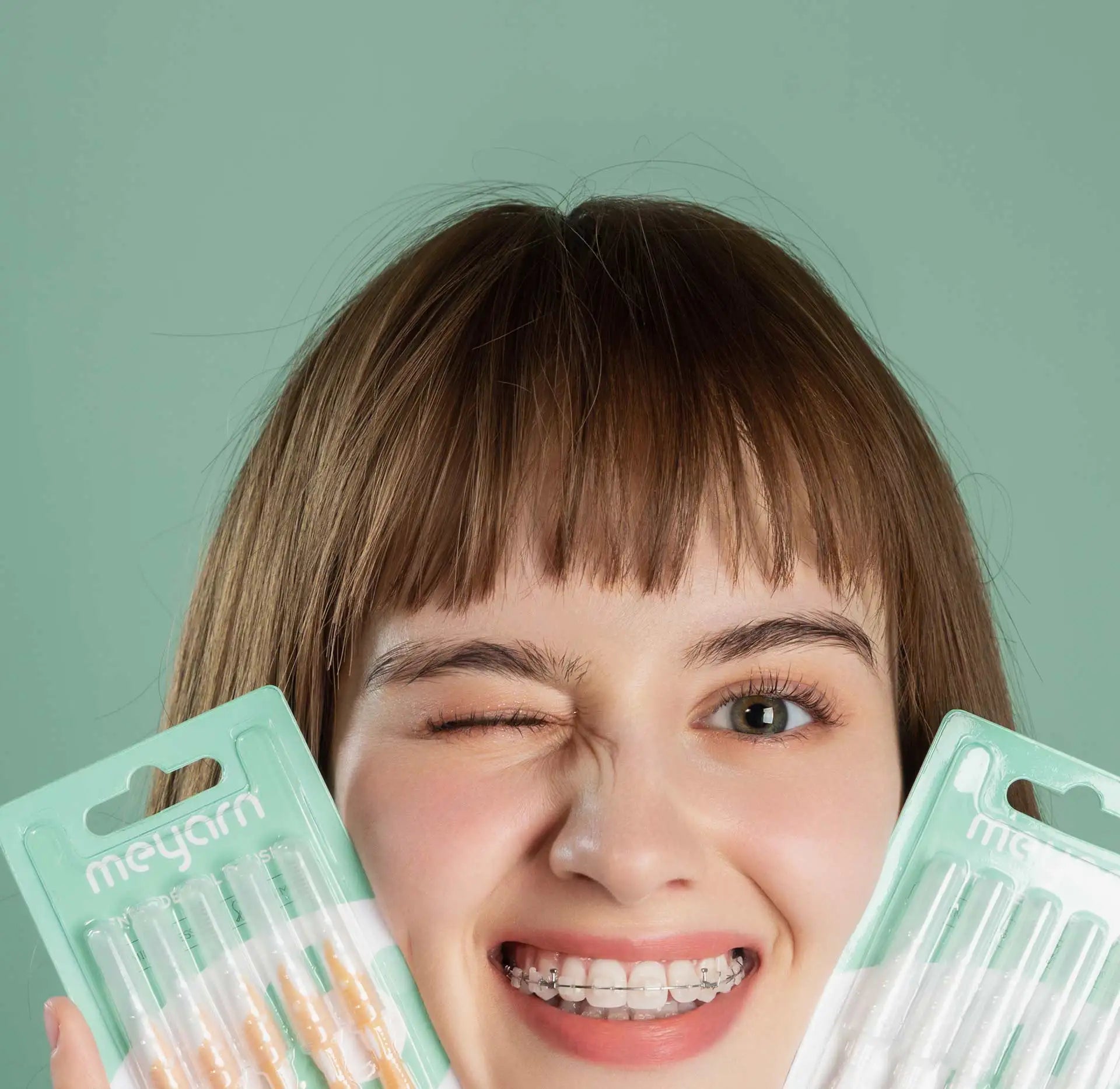 USA Warehouse 50 Picks Bulk Pack Hot Trending Products Top Selling High Quality Oral Care Cleaning Dental Interdental Brush