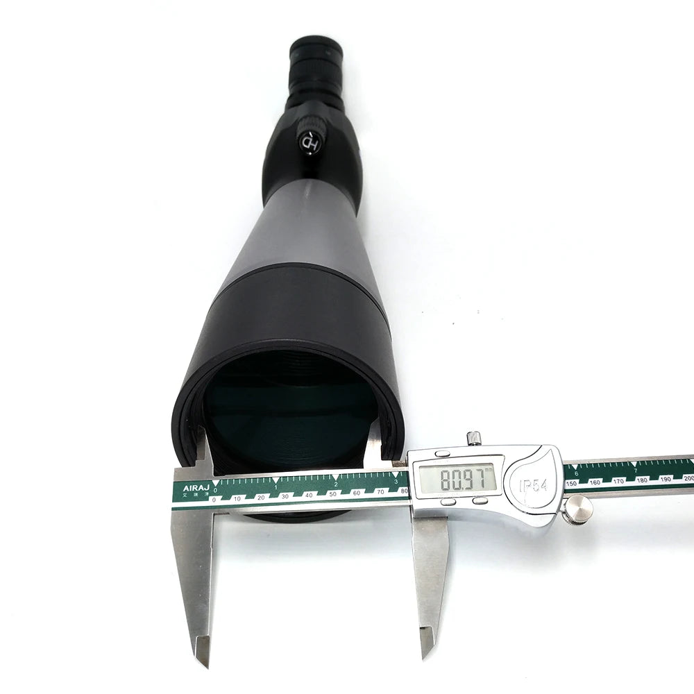 20-60x80 HD Spotting Scopes with Tripod and Smartphone Adapter Zoom BAK4 Prism FMC Lens Telescope for Target Shooting Bird Watch