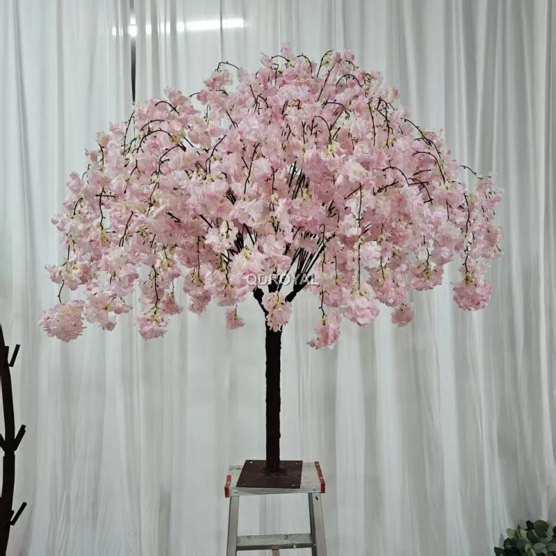 150cm 5feet Thickness Hanging Latest Wedding Table Centerpieces Artificial Cherry Blossom Tree