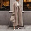 2024 European and American Autumn and Winter Warm Jacket Long Sleeved Lapel Women's Plush Top Women's Coat