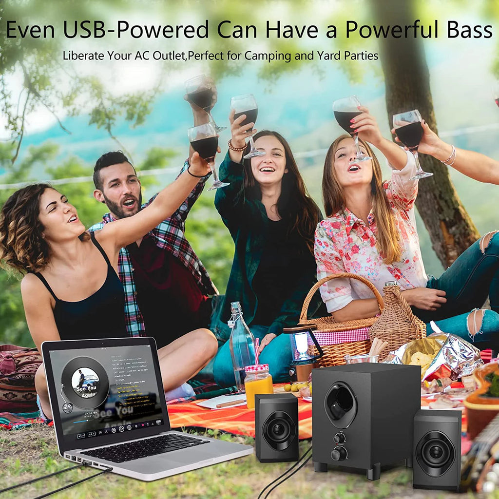 2.1 Multimedia Home Theatre System Speaker Subwoofer Blue Tooth Sound Box Speaker for Computer