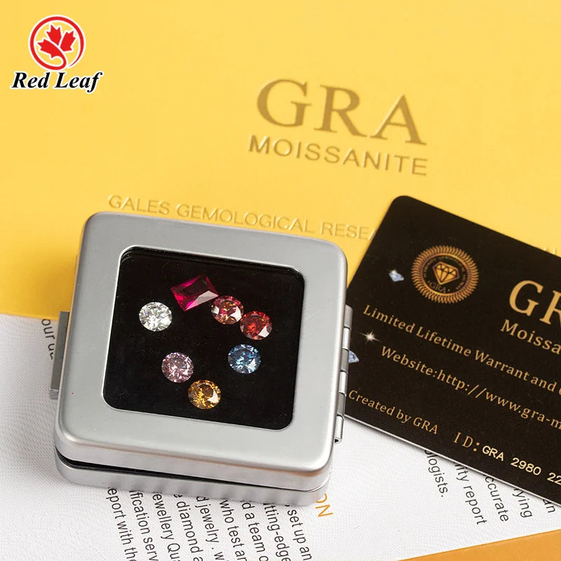 Redleaf Moissanite DEF Vvs Gra Certified Various Shapes Diverse Colors Moissanite Diamond