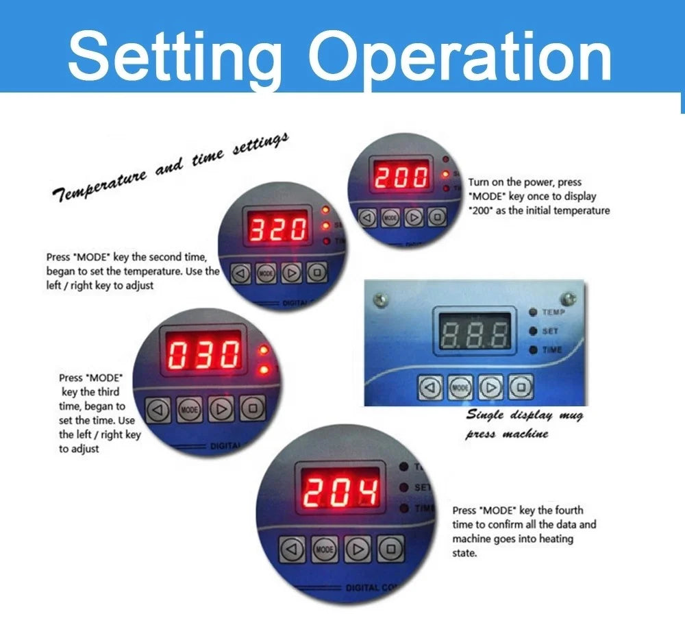 15 in 1 Heat Transfer Machine for T-shirt Mug Hat Plate Glass Ball Shoes Digital Display 15 in 1 Combo Heat Press Machine