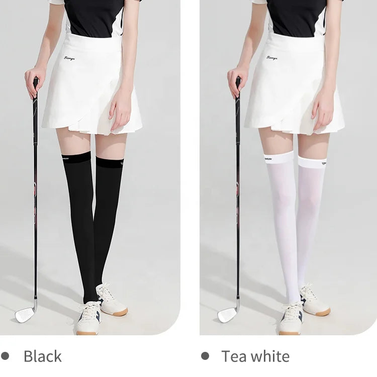 REXCHI XWZ02 Wholesale Customized Thin Soccer Socks Adults Long Tube Breathable Man Sports Over the Knee Golf Socks Women