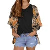 2022 New Arrivals Hawaii Polynesian Tribal Design Chiffon Cardigan Cloak Women's Casual Short Kimono Cardigan Coat Dropshipping