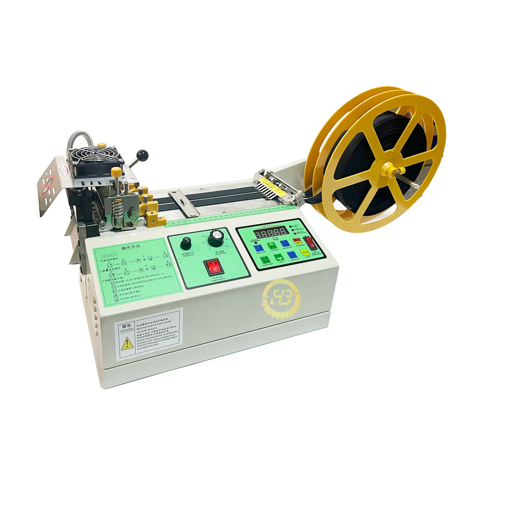 2023 988 Model Polyester Webbing Strap Belt Automatic Elastic Ribbon Tape Webbing Cutting Machine