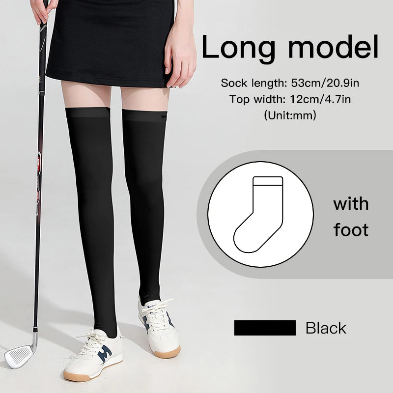 REXCHI XWZ02 Wholesale Customized Thin Soccer Socks Adults Long Tube Breathable Man Sports Over the Knee Golf Socks Women