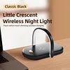 2024 New Products Smart Wireless Charger Table Lamps LED Night Light Bedside Desk Lamp Portable Custom Logo 2024