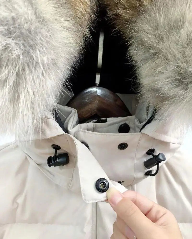 2024 Windproof Parker Canadian Winter Women Goosewinter Down Hooded Coat for Men