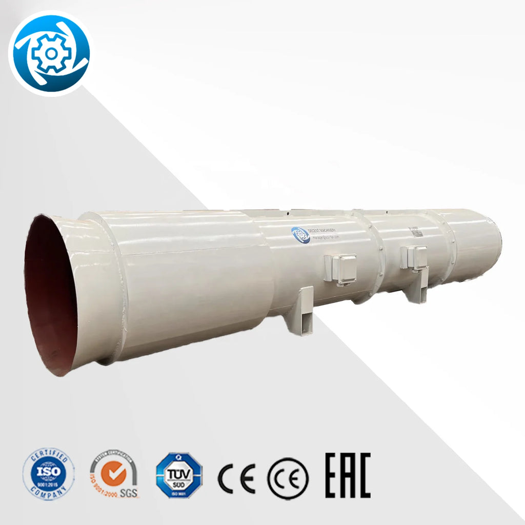 2*55Kw Tunnel Fan Ventilation Fans for the Mining Industry Surface Mine Ventilation Axial Jet Fan