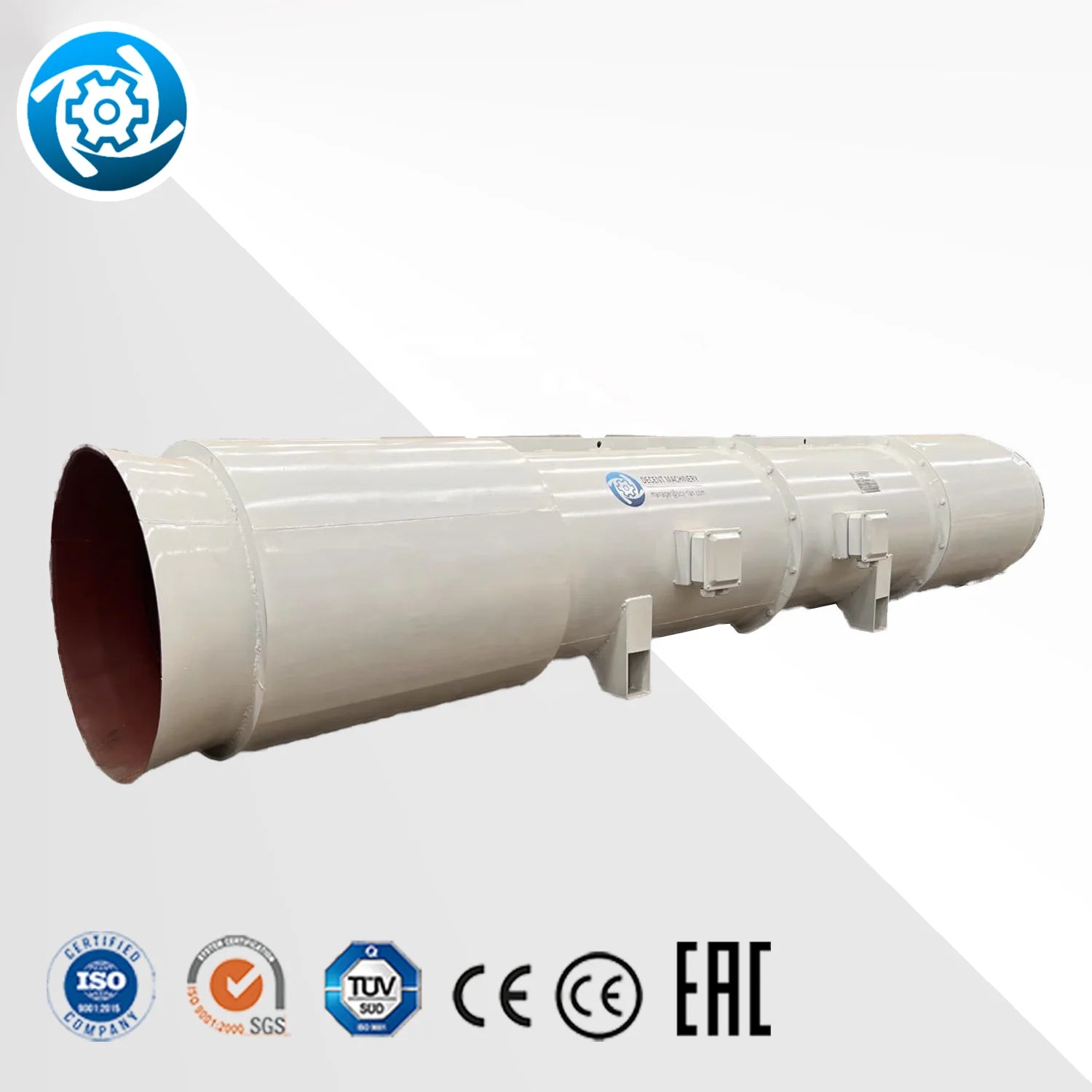 2*55Kw Tunnel Fan Ventilation Fans for the Mining Industry Surface Mine Ventilation Axial Jet Fan