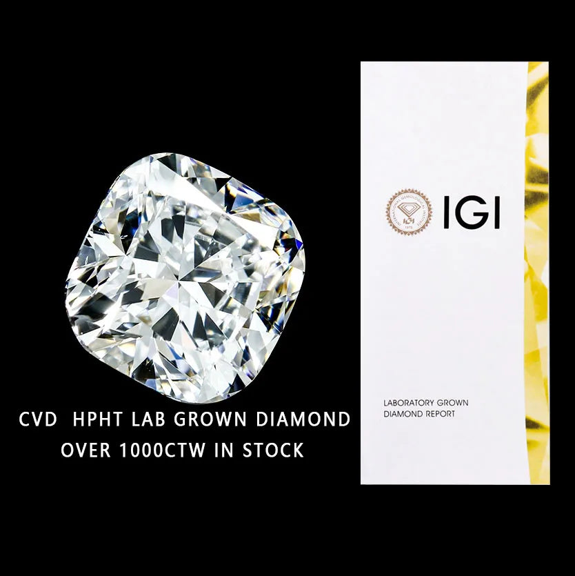 /IGI Certified Lab Grown Diamond  HPHT/CVD Lab Diamond With Certificate D-H VVS1-SI1 Loose Lab Diamond for Engagement Ring