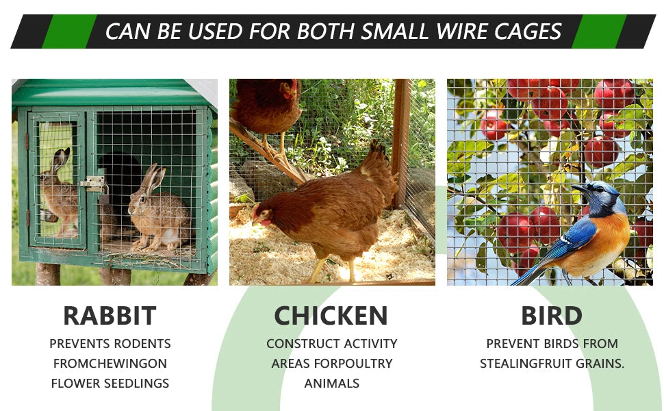 1/2x48x100ft Hardware Cloth 19-Gauge Welded Galvanized Mesh Roll for Hog Wire Fences, Greenhouse Flooring & Crawl Space Covers