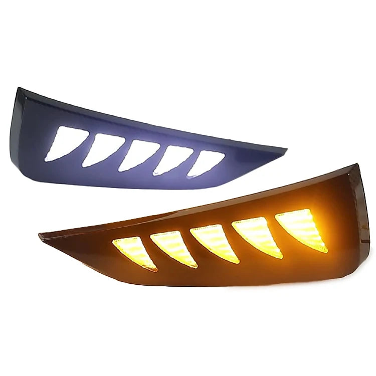 RoadRage LED Daytime Running Daylight Fog Lights DRL Kit Driving Fog Lamp with Turn signal Light Fit for MG MG5 2021 2022