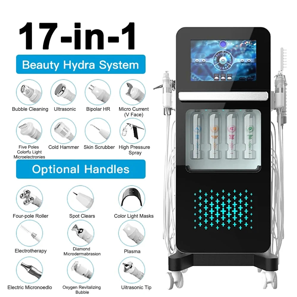 2024 Professional Multi-functional Salon Facial Equipment Water Oxygen Diamond Dermabrasion Head Beauty