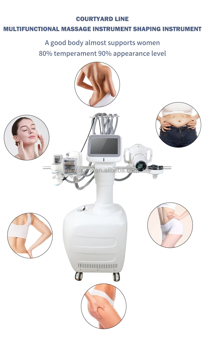 Top Selling V10 Vacuum Roller RF Fat Removal Machine 360 Degree Body Slimming Firming Whitening Feature Hand Weight Loss