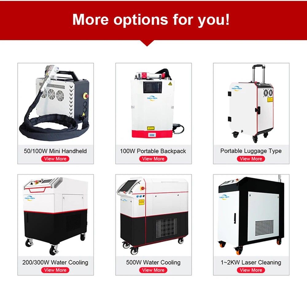 100w 200w Backpack Pulsed Laser Metal Surface Laser Cleaning Machine  Rust Remover Laser Cleaner Rust Removal