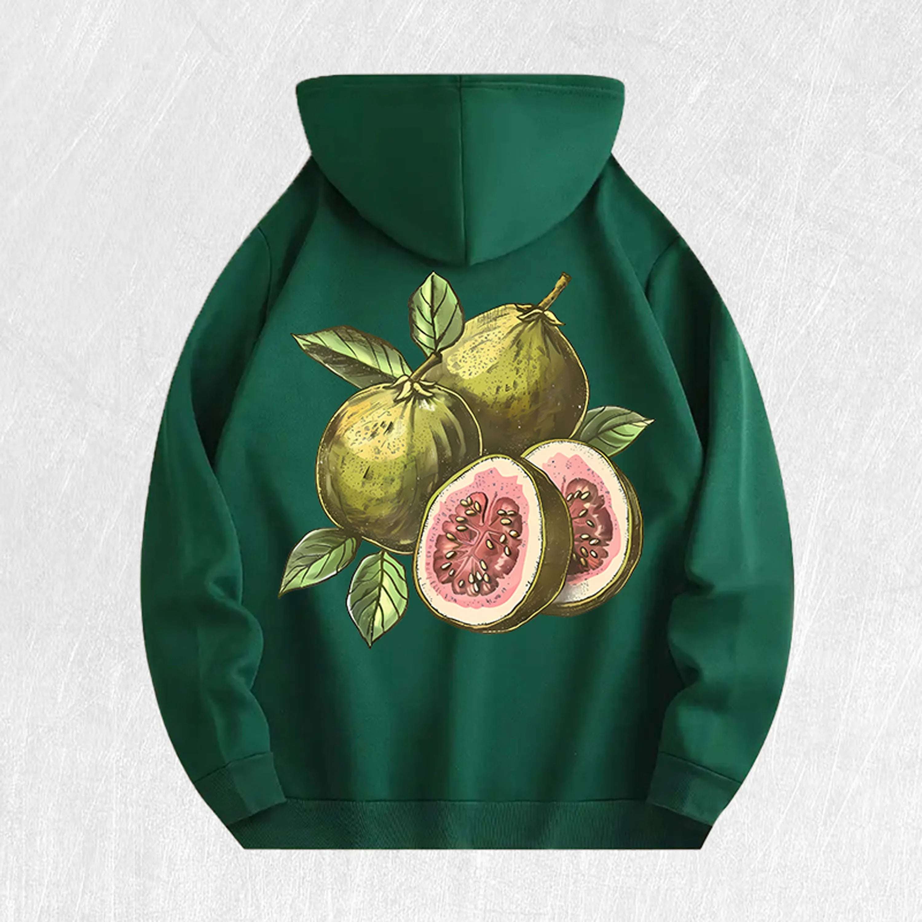 Guava Graphic Hoodie 100% Cotton US Warehouse 7 Colors