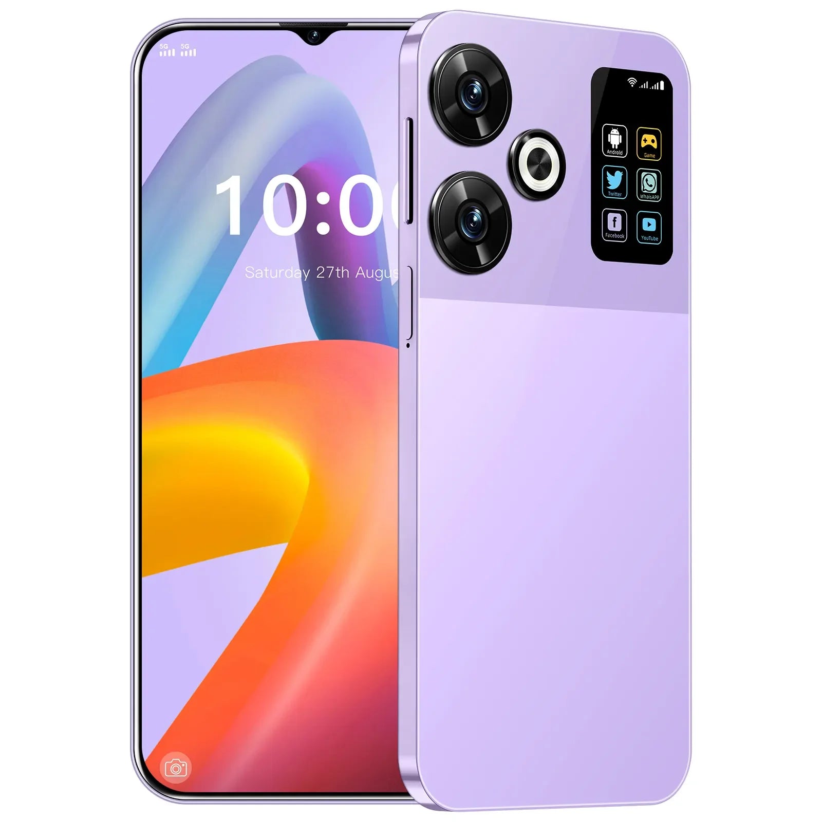 2024 Newest Original M6 Pro 16GB 1TB 6.7 Inch AMOLED Screen Android10.0 Smartphone Red Mi Fingerprint Unlocked Mobile Phon