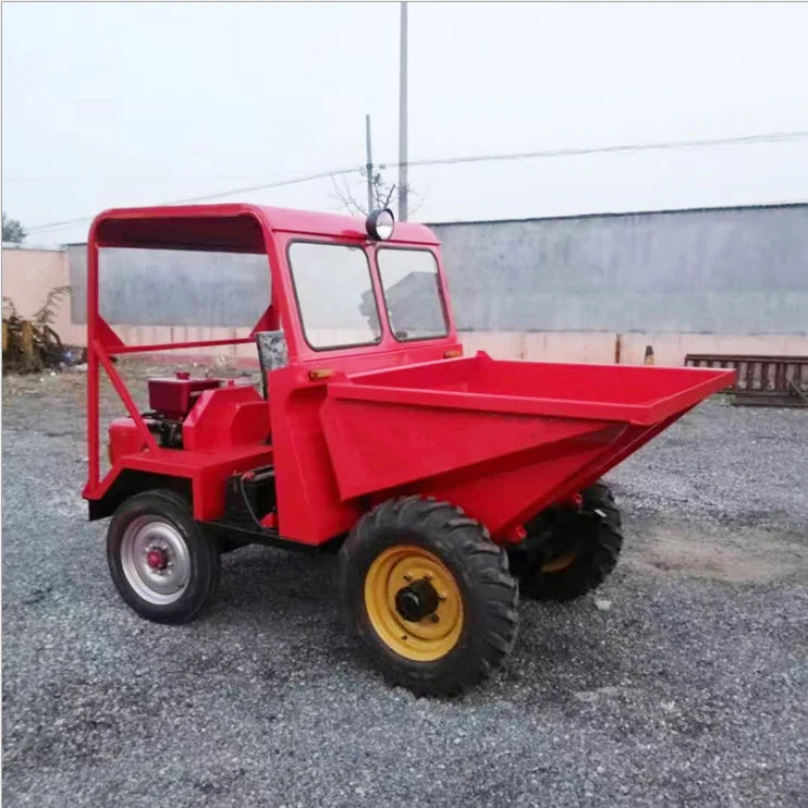 2 Ton  1 Ton 3 Ton 4wd Factory New China Power Wheel Loader Garden Dumper Truck 4*4 Wheel Drive Garden Loader