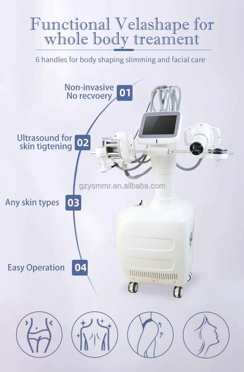 Top Selling V10 Vacuum Roller RF Fat Removal Machine 360 Degree Body Slimming Firming Whitening Feature Hand Weight Loss