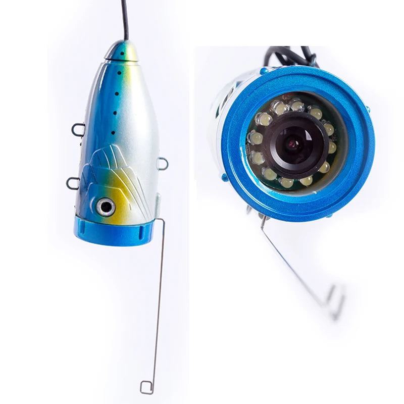 15M Cable Fish Finder HD 1000TVL Underwater Fishing Camera Kit With 12 PCS White LEDs