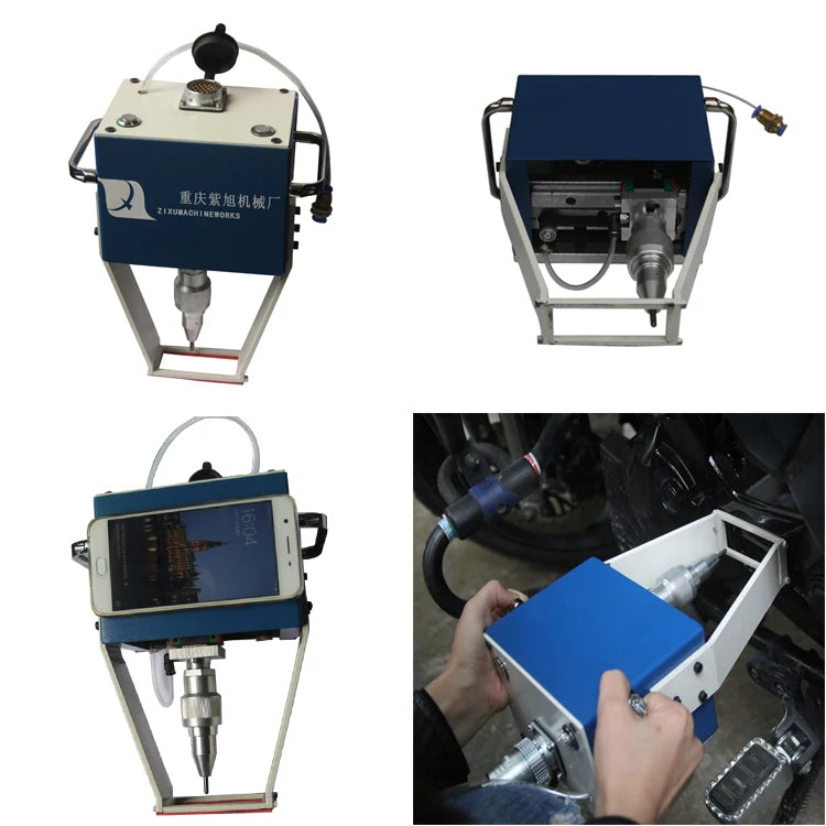 ZIXU Portable Metal Dot Peen Handheld Pneumatic Vin Chassis Number Maker Vin Printing Machine Vehicle Chassis Number Marking