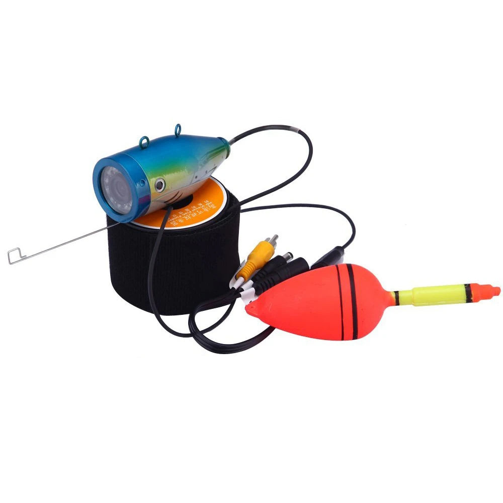 15M Cable Fish Finder HD 1000TVL Underwater Fishing Camera Kit With 12 PCS White LEDs