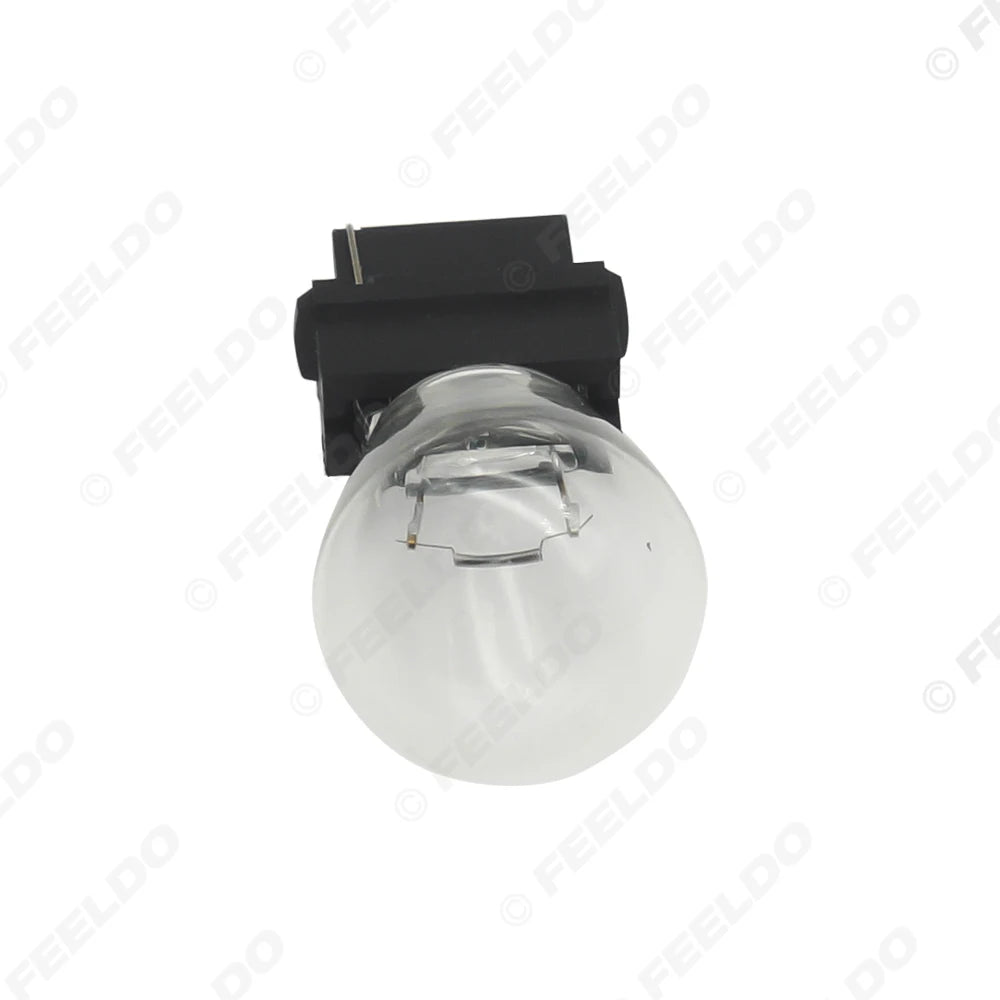 10pcs DC12V Car 3156 21W Clear Glass Lamp Brake Light Tail Bulb Car Indicator Headlight Halogen Lamp