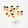 Snowman Candy Cane Design Christmas Party Anniversary Decoration Holiday Indoor Warm White 1m String Light