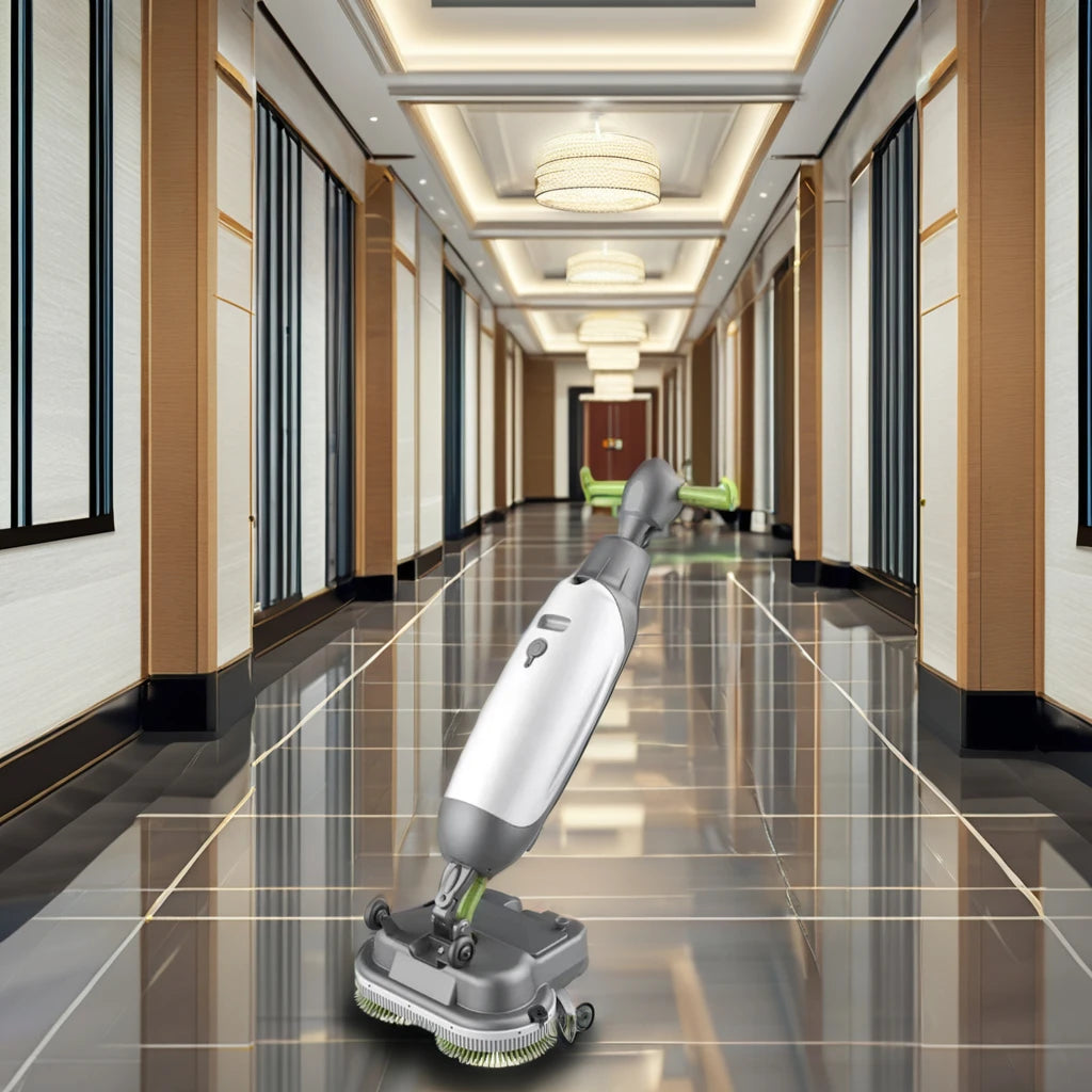 GS03 Handheld Floor Scrubber Dryer for Cleaning in Hotels and Printing Shops Core with Brush Component