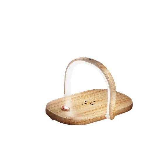 2024 New Products Smart Wireless Charger Table Lamps LED Night Light Bedside Desk Lamp Portable Custom Logo 2024