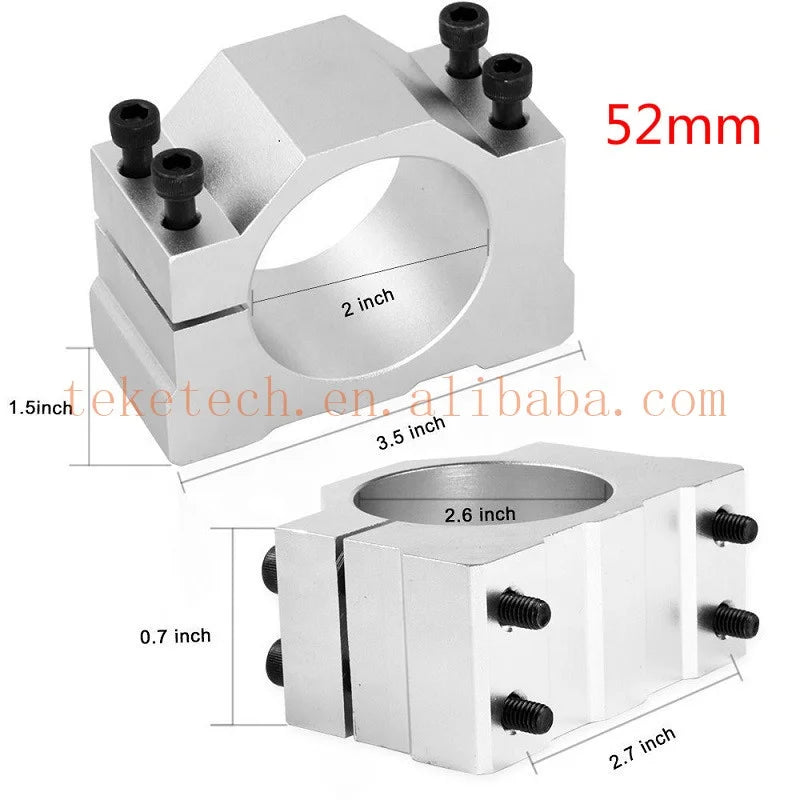 0.5kw Air Cooled Spindel ER11 Chuck 500W  52mm Clamp Power Supply Speed Governor CNC Spindle Motor For PCB Engraving
