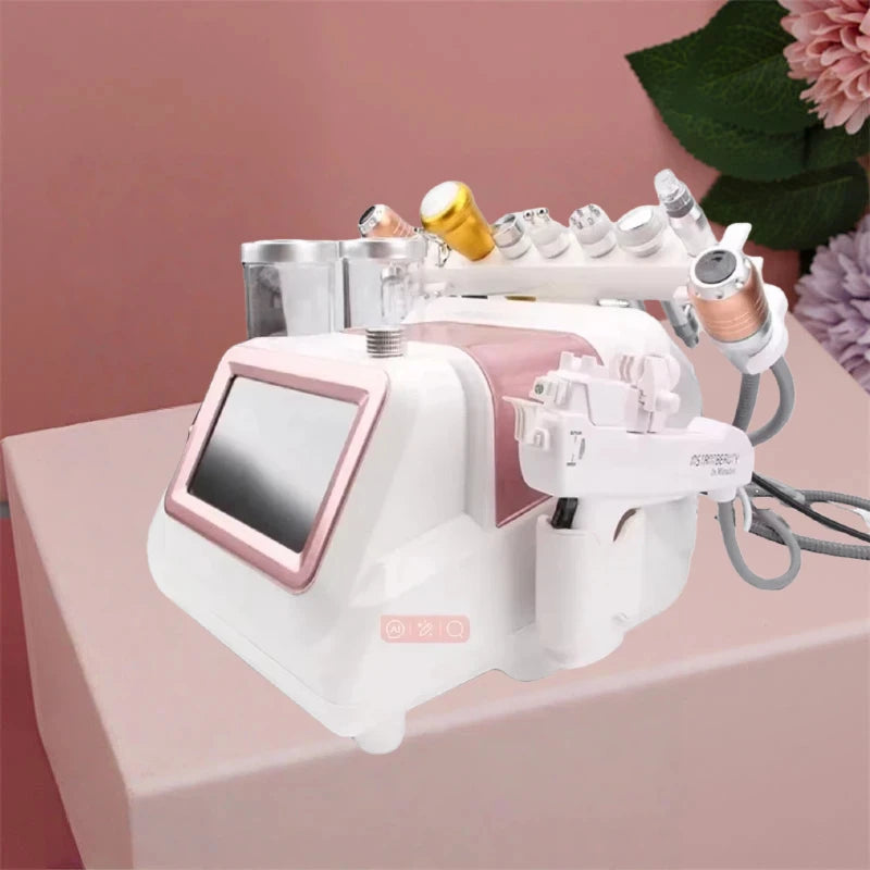 12 in 1 Multifunction Small Bubble Oxygen Facial Face Lift Skin Rejuvenation Hydra Beauty Equipment