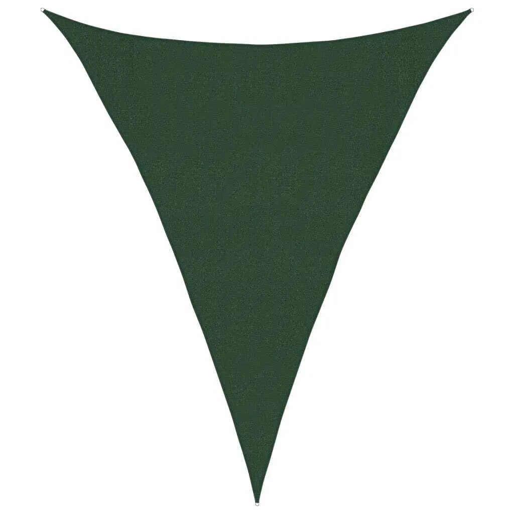 W2B VidaXL Dark Green Sun Sail High-Density Polyethylene (HDPE) and Polyester Rectangular Garden Shade Cloth for Outdoor Use