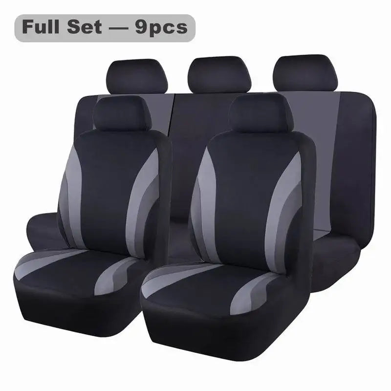 Universal Car Seat Cover Four Seasons With 2 Zippers Car Seat Cover Set Car Seat Protector